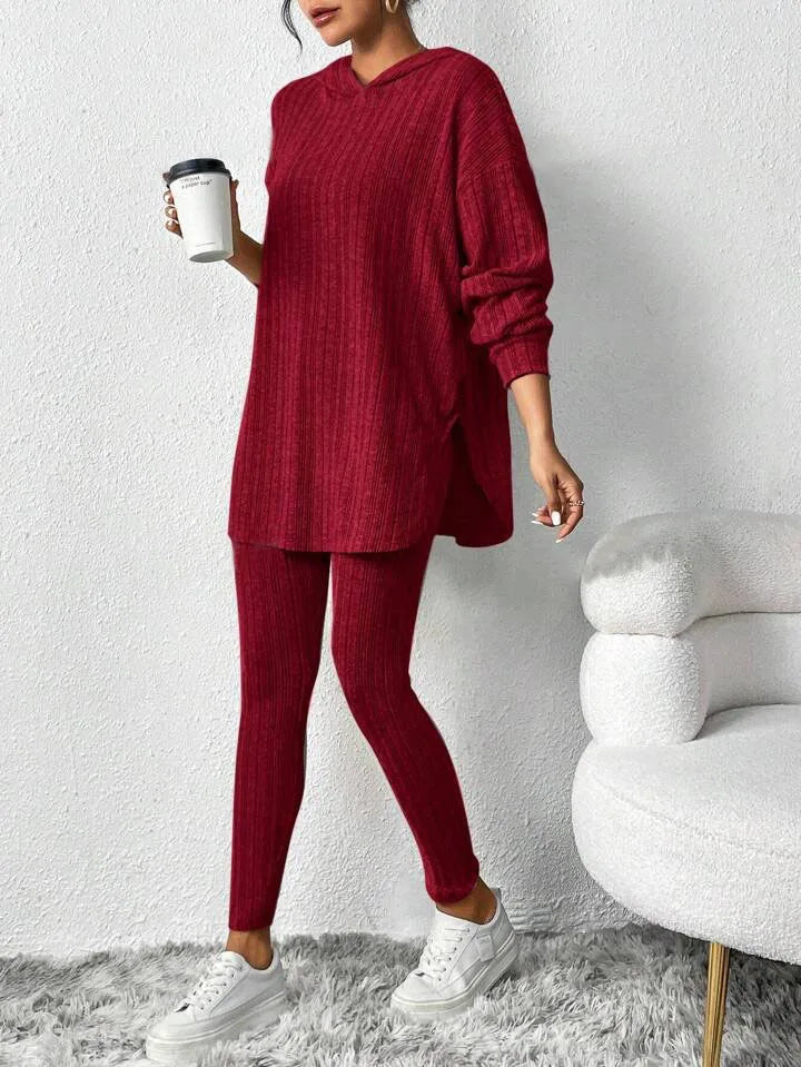 Ensemble deux-pièces sweat à capuche et jogging pour femme