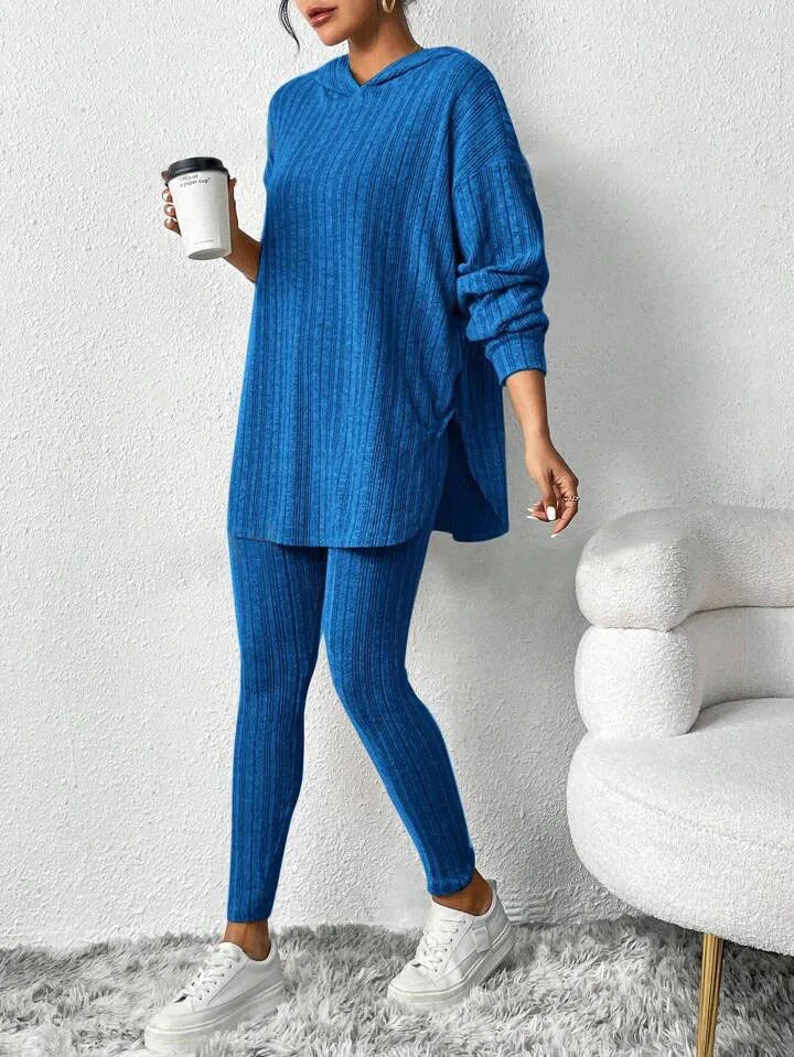 Ensemble deux-pièces sweat à capuche et jogging pour femme