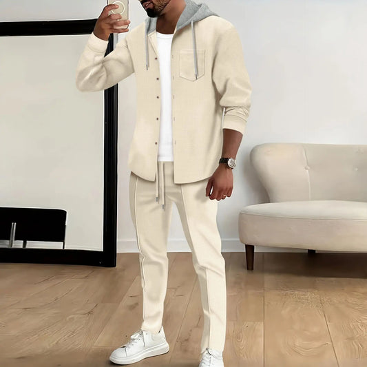 Waffle men's casual tracksuit