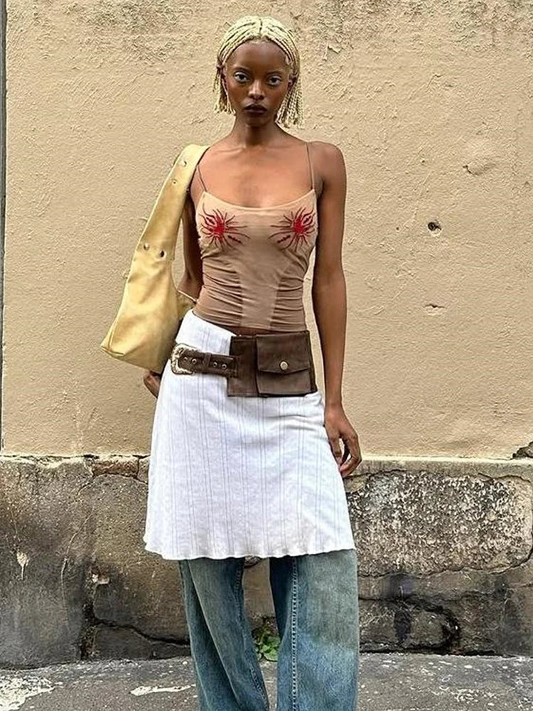 Women's Sun Print Tank Top | Boho Style