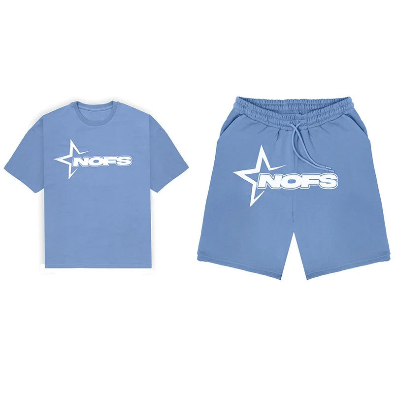 Kpop Street Style T-Shirt & Shorts Set | Unisex