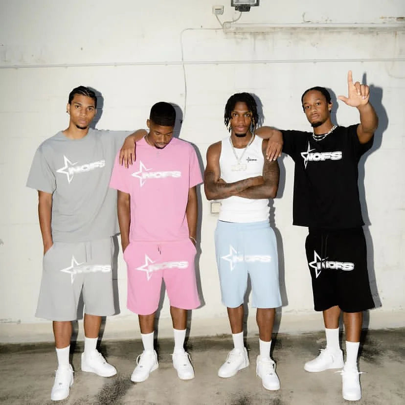 Kpop Street Style T-Shirt & Shorts Set | Unisex
