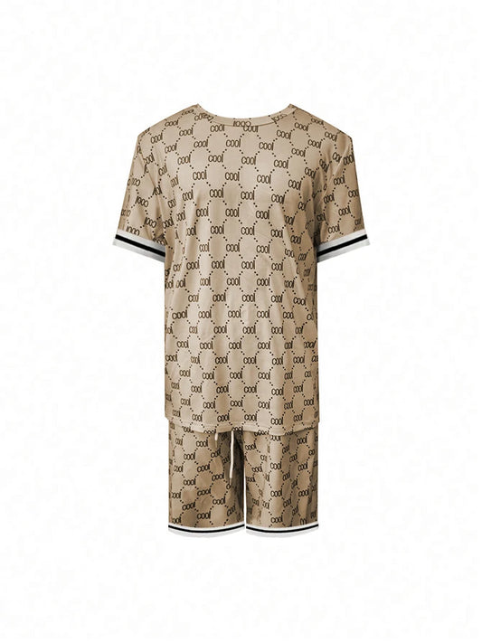 Men's Casual T-Shirt & Shorts Set | Urban Summer Style